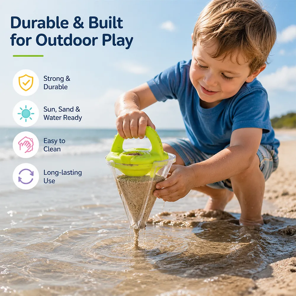 🏖️ Creative Sand & Water Spilling Funnel Toy