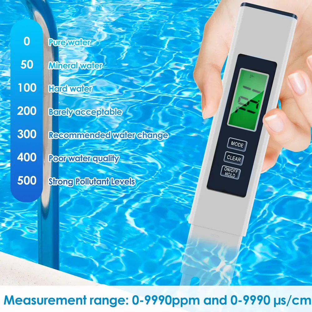 💧🔬Water Quality Tester – Accurate Digital TDS Meter for Drinking Water, Hydroponics & Aquariums