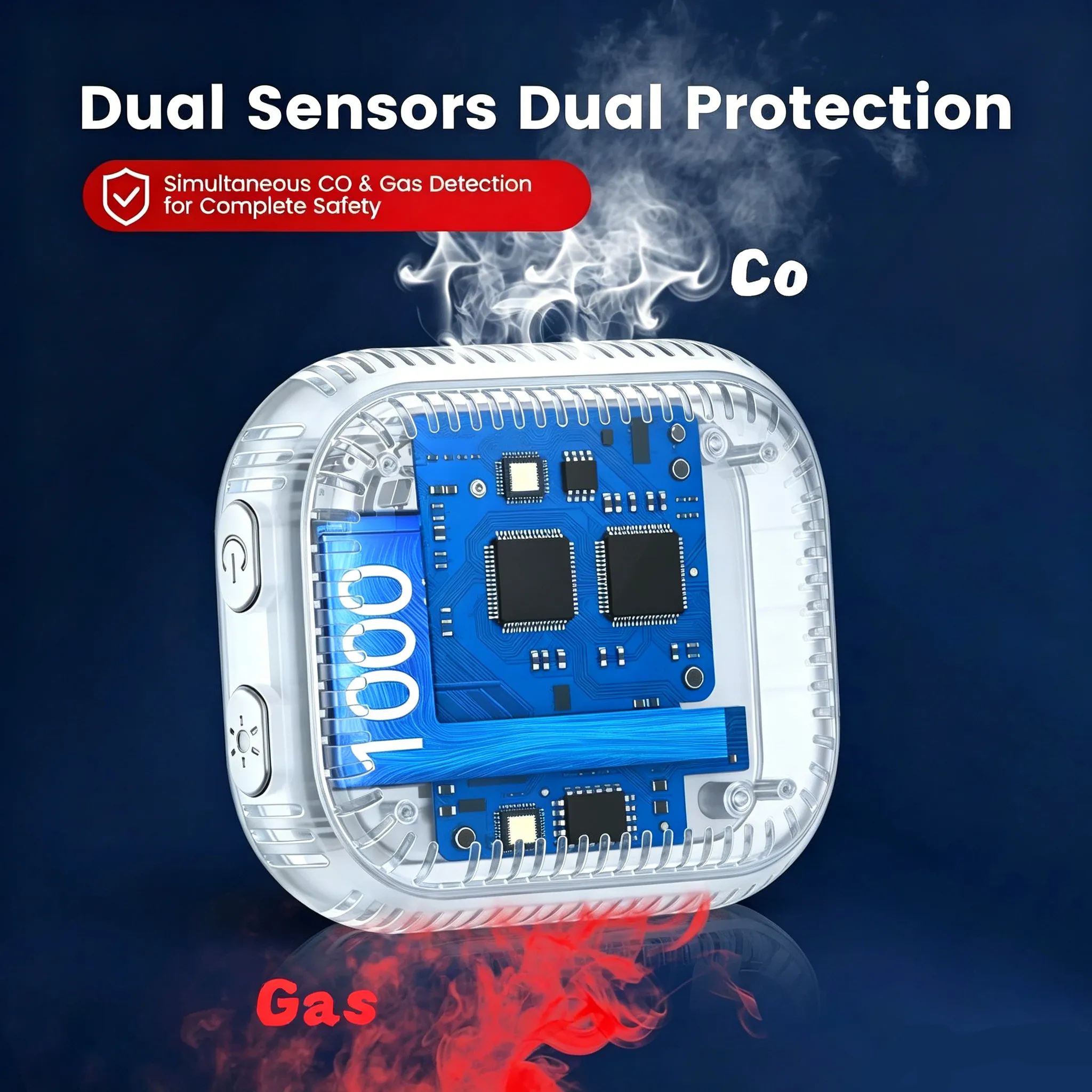 🛡️ 6-in-1 Smart Home Safety Detector