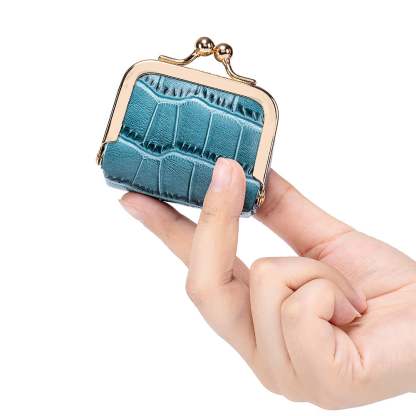 🐊 Genuine Leather Crocodile-Pattern Mini Jewelry Case 1