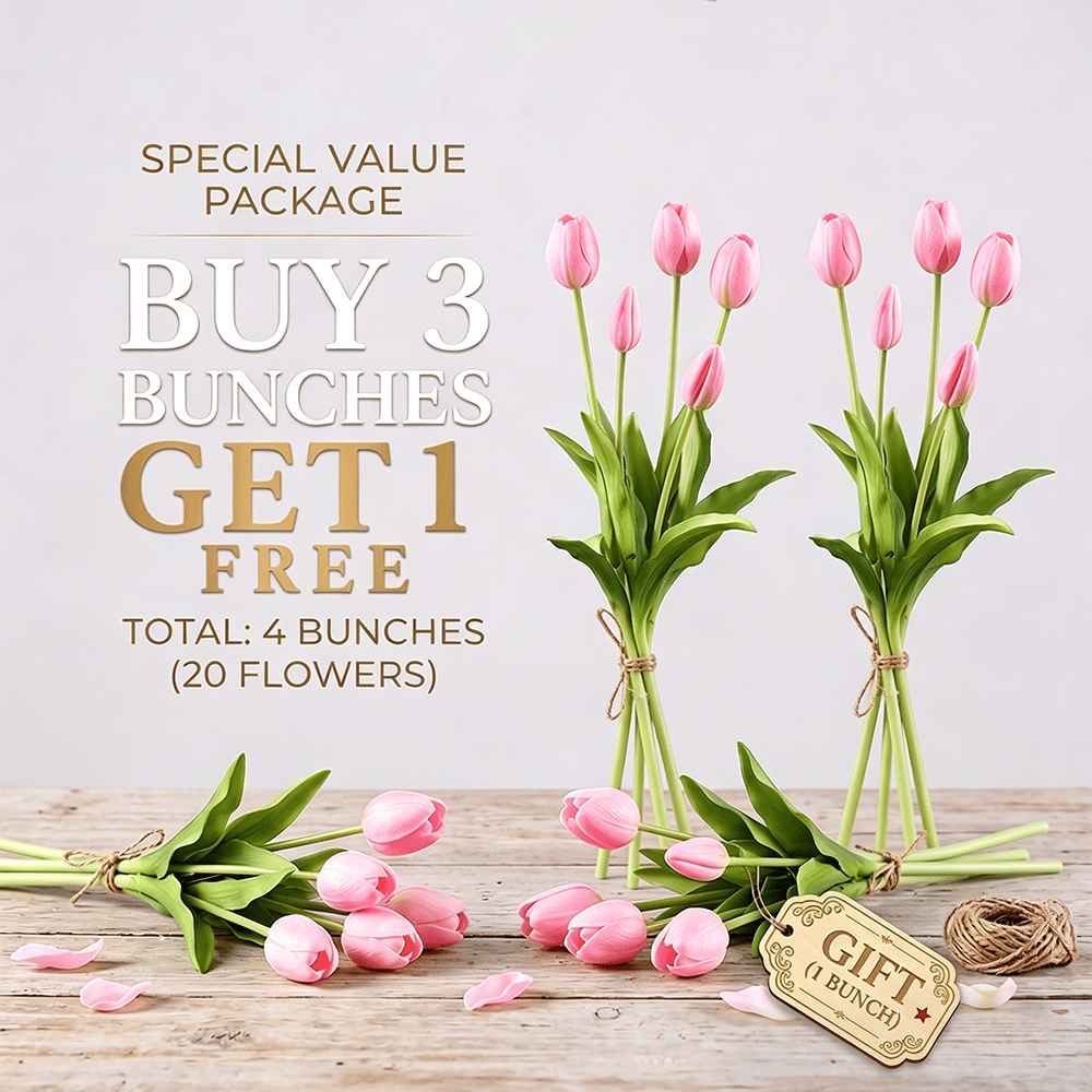 🌷 Lifelike Tulip Bouquet Décor for Every Space 3