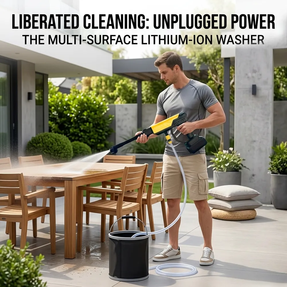 💦Wireless Car Wash Machine: Wash your car anywhere without dragging heavy hoses or finding outlets. 🚗
