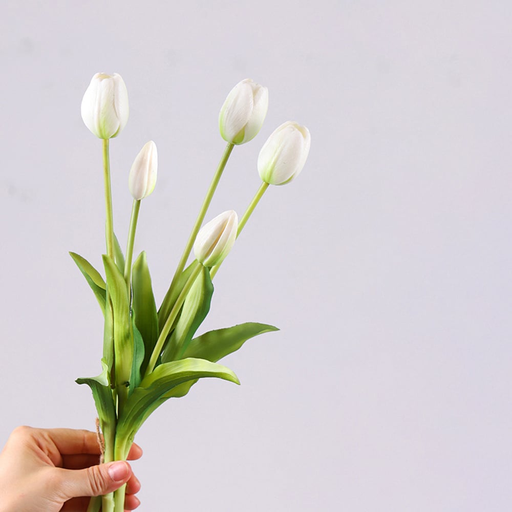 🌷 Lifelike Tulip Bouquet Décor for Every Space 3