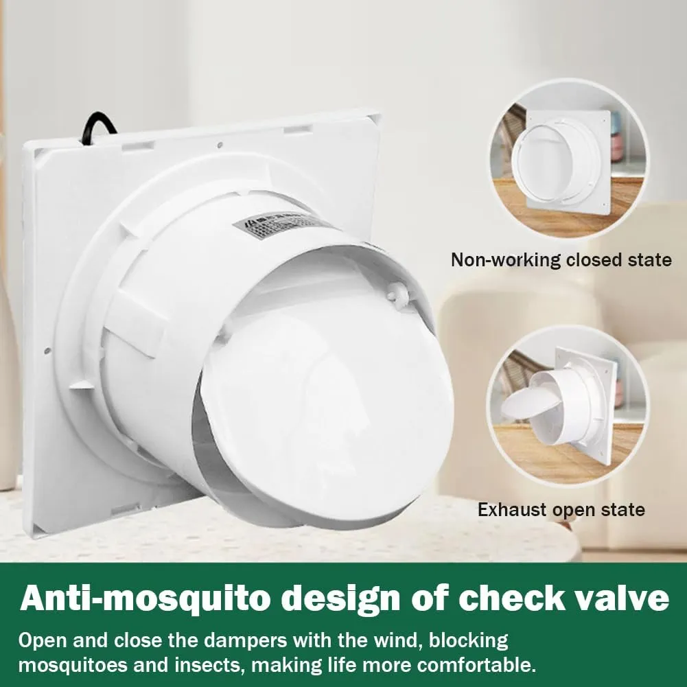 4-Inch Solar-Powered Exhaust Fan Kit