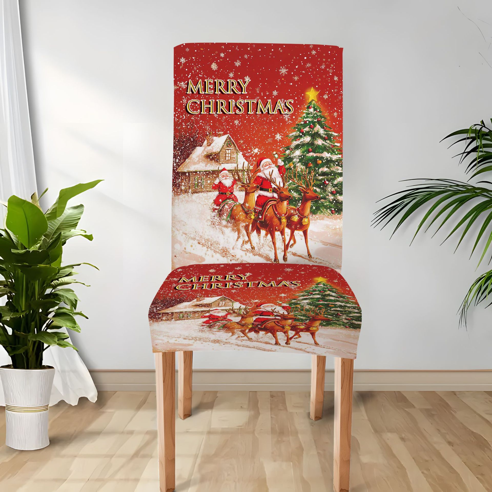 Christmas Stretch Dining Chair Covers