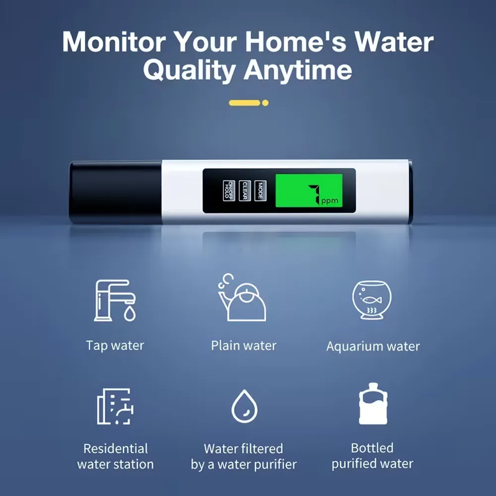 💧🔬Water Quality Tester – Accurate Digital TDS Meter for Drinking Water, Hydroponics & Aquariums
