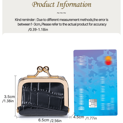 🐊 Genuine Leather Crocodile-Pattern Mini Jewelry Case 1