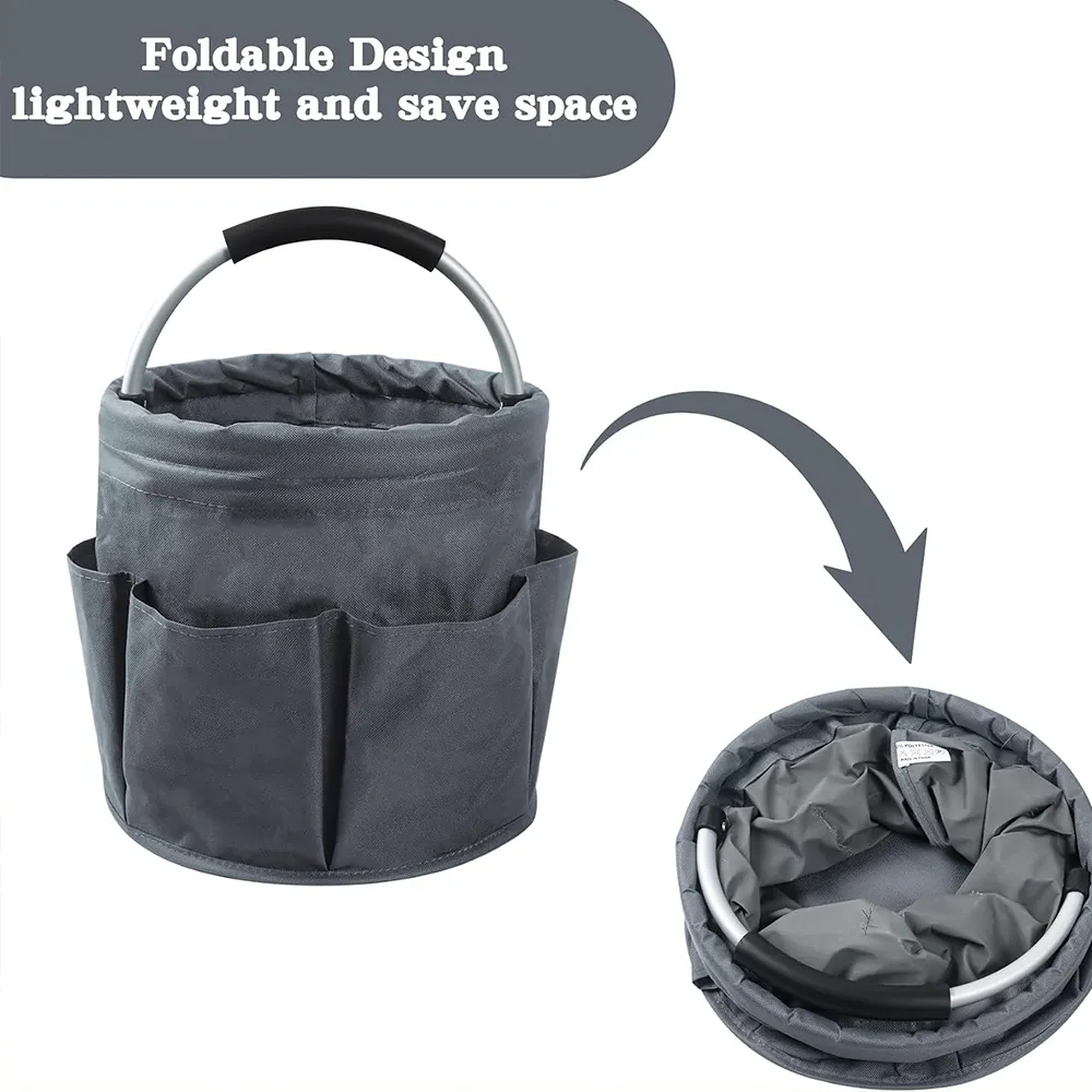 🧺 Collapsible Cleaning Caddy with Handle – Foldable Storage Organizer