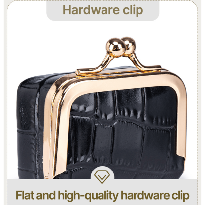 🐊 Genuine Leather Crocodile-Pattern Mini Jewelry Case 1