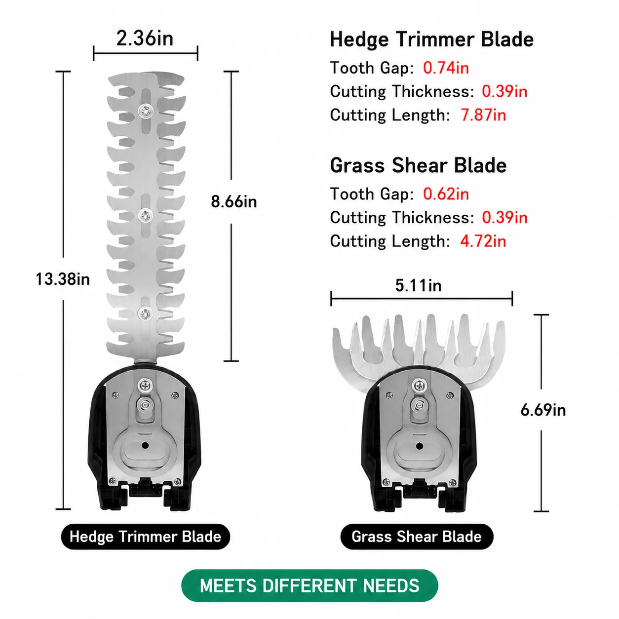 🌿 Cordless Hedge Trimmer (24V Battery Included)