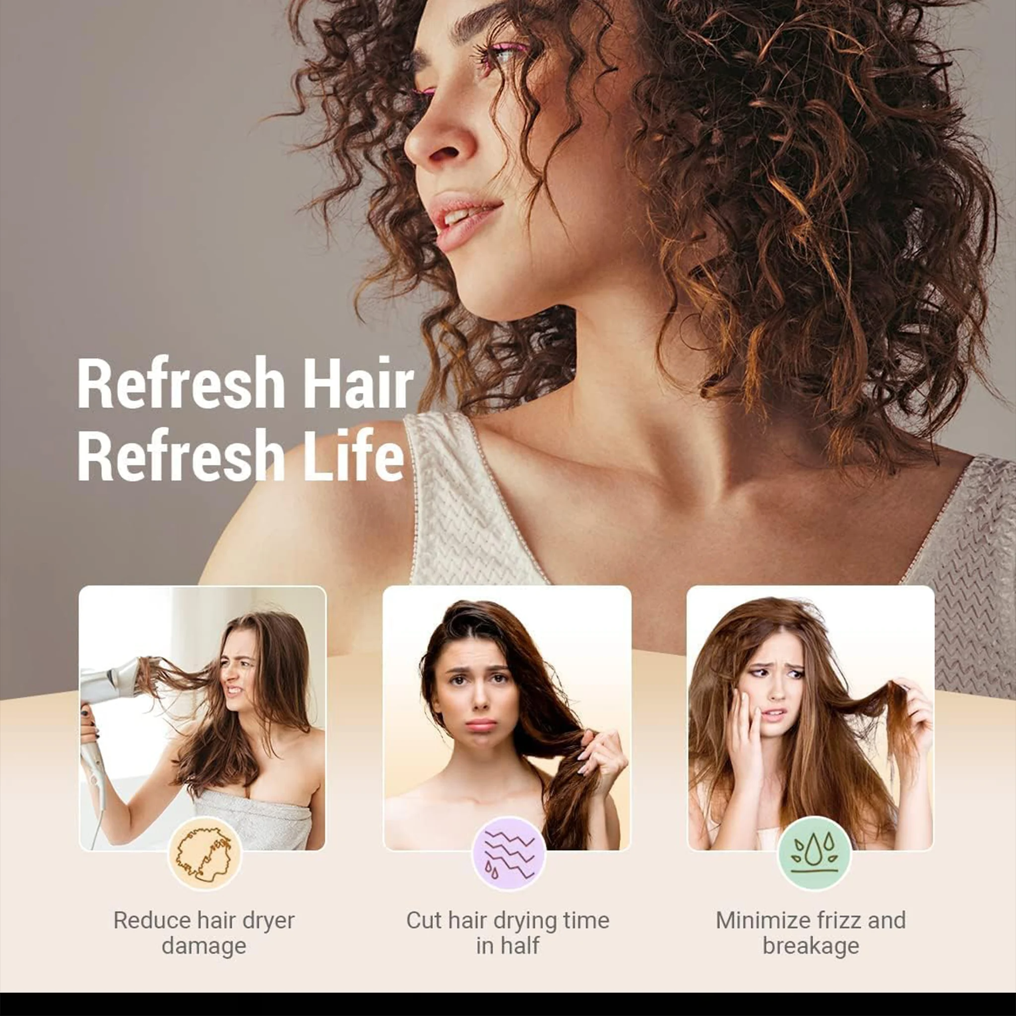 💁‍♀️Super Absorbent Hair Drying Cap for Women