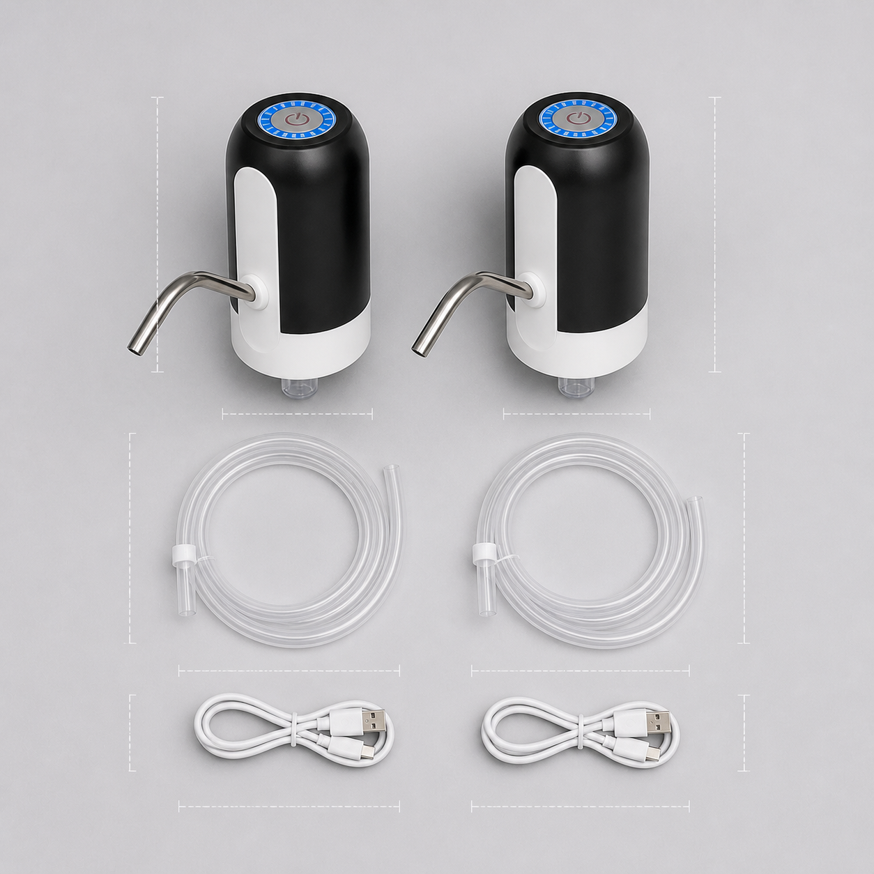 Rechargeable Electric Fluid Transfer Pump — 2-Pump Set