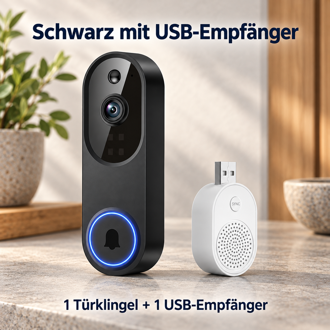 Was enthält das schwarze Set?