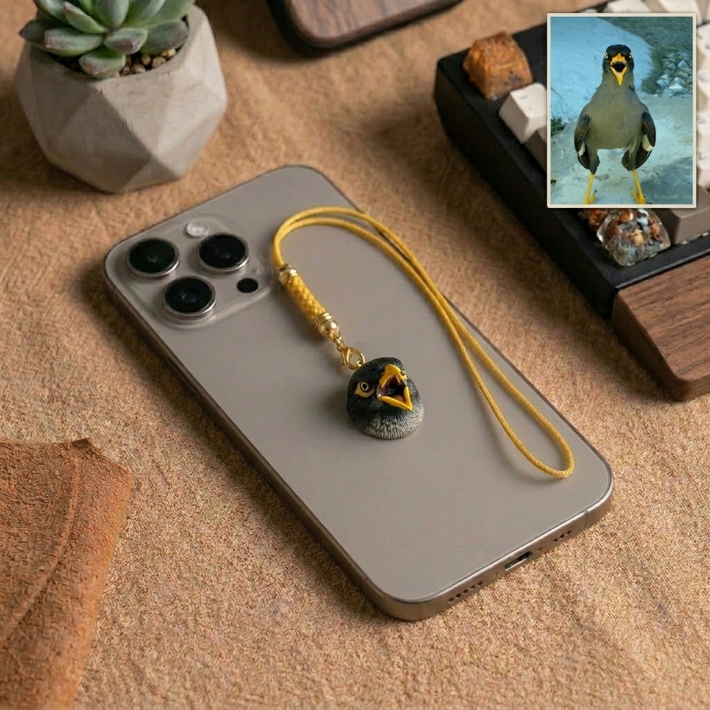 Personalized phone straps, customizable pet pendants, dog and cat portrait phone charms, commemorative gifts, and the perfect present for pet lovers.