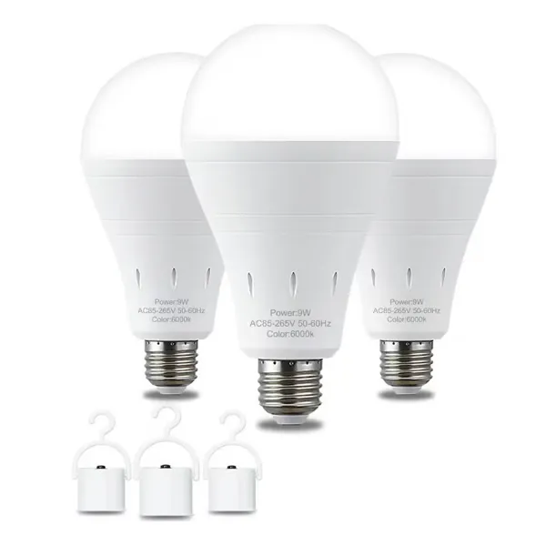 Wiederaufladbare Notfalllampen – 3er- oder 6er-Pack