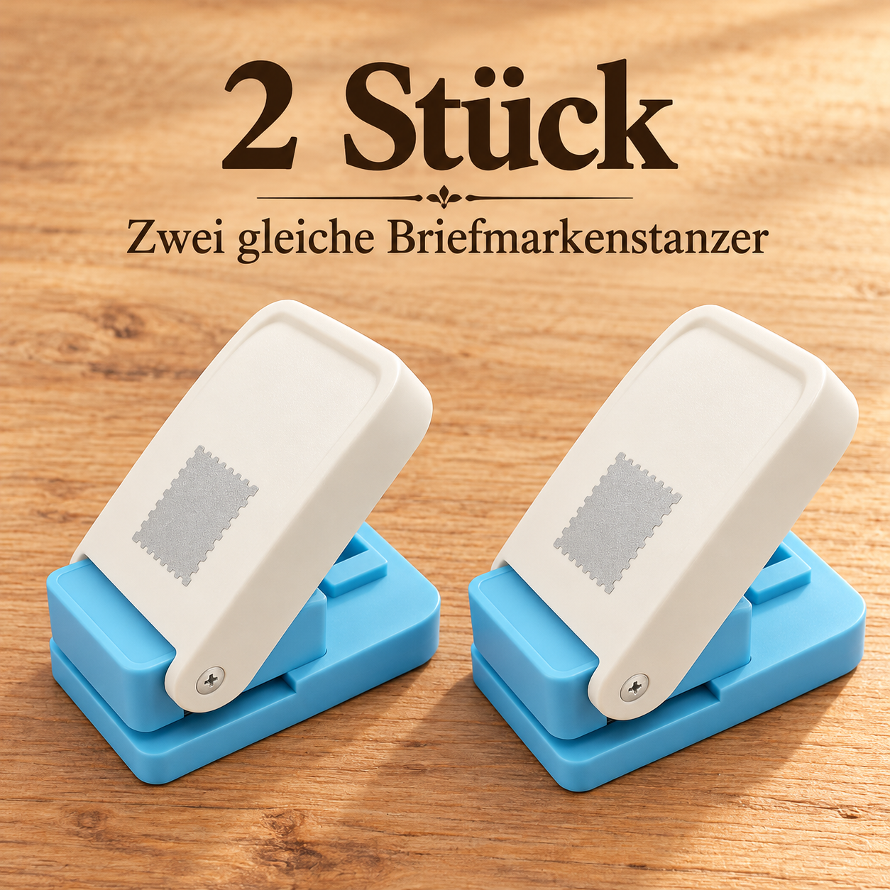 Briefmarkenstanzer für kreative Papierdeko