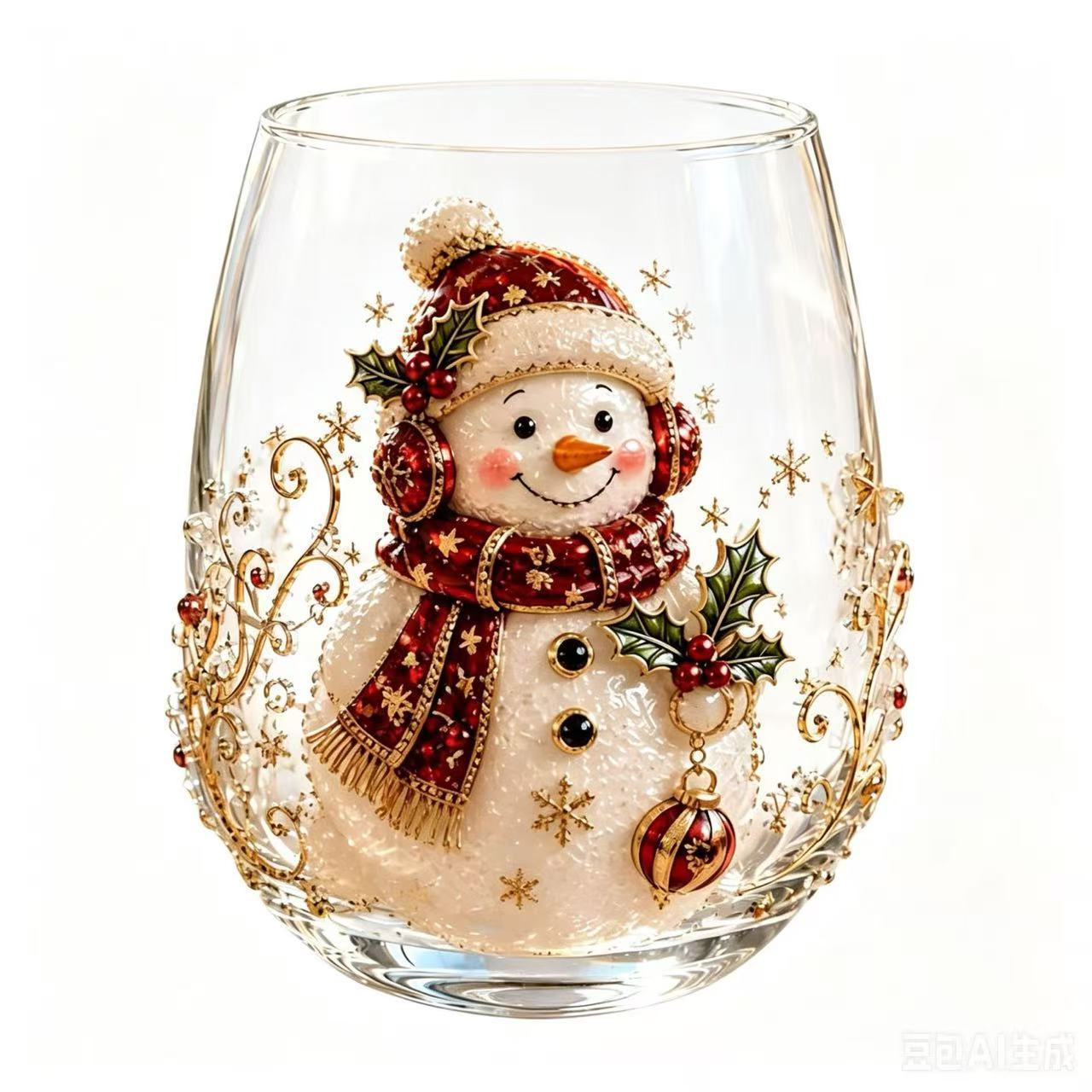 Magical Christmas 3D Art Glass Collection