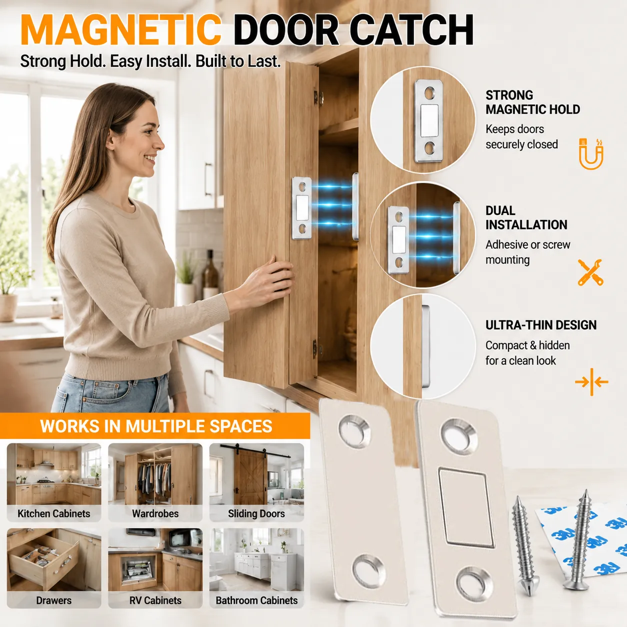 Magnetischer Türfeststeller für schnelle Montage