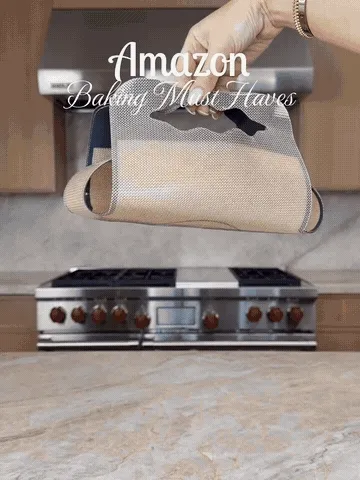 Silicone bread sling used from batter to finished loaf