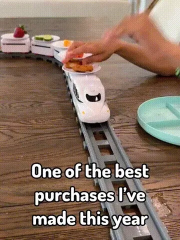 Food Train Conveyor Set for Kids & Family Parties demonstration