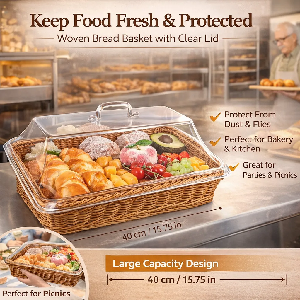 Woven Serving Basket: Display your pastries beautifully while keeping them fresh and protected from outdoor pests. 🥐