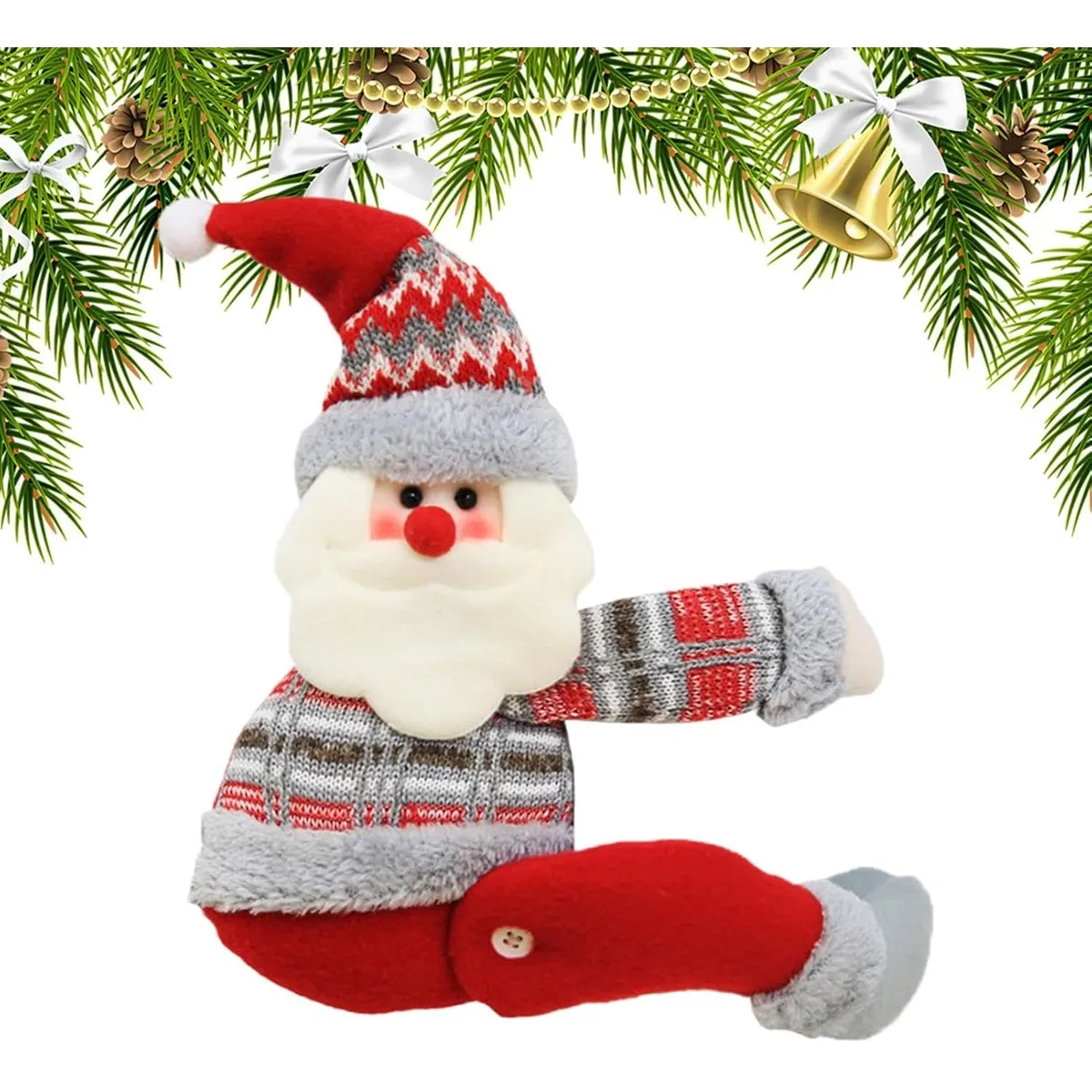 Holiday Hug weihnachtliche Vorhanghalter und Griffdekoration