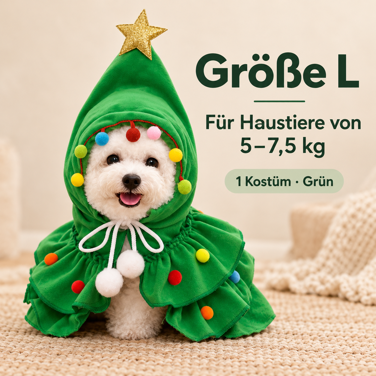 Pet Tree Costume for Playful Photo Moments