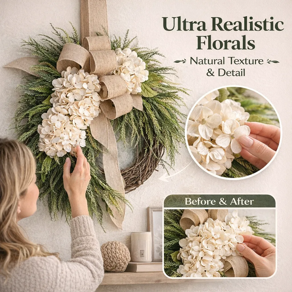 Lifelike Floral Display