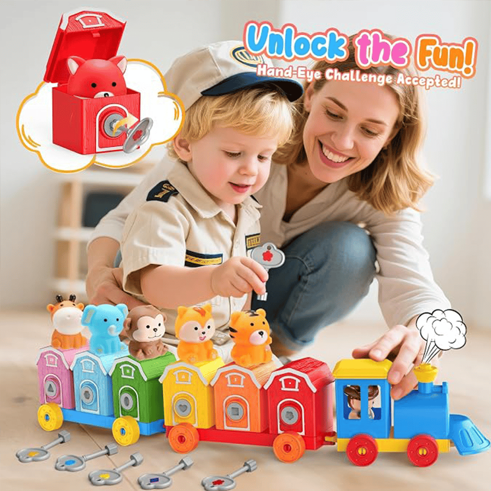 Tier-Lernzugset für Kinder