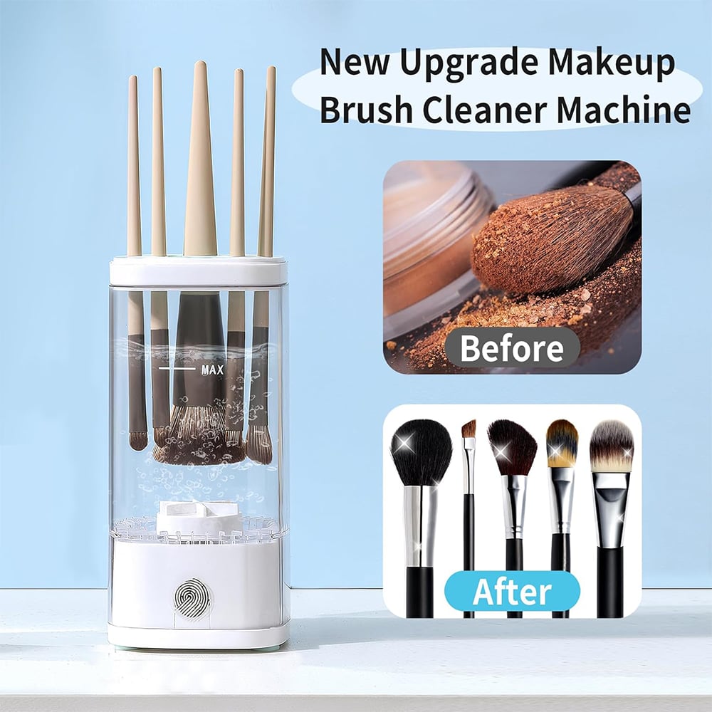 Elektrischer Make-up-Pinselreiniger mit mehreren Funktionen