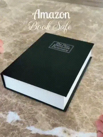 🔐Secret Hidden Dictionary Book Safe with Combination Lock demonstration