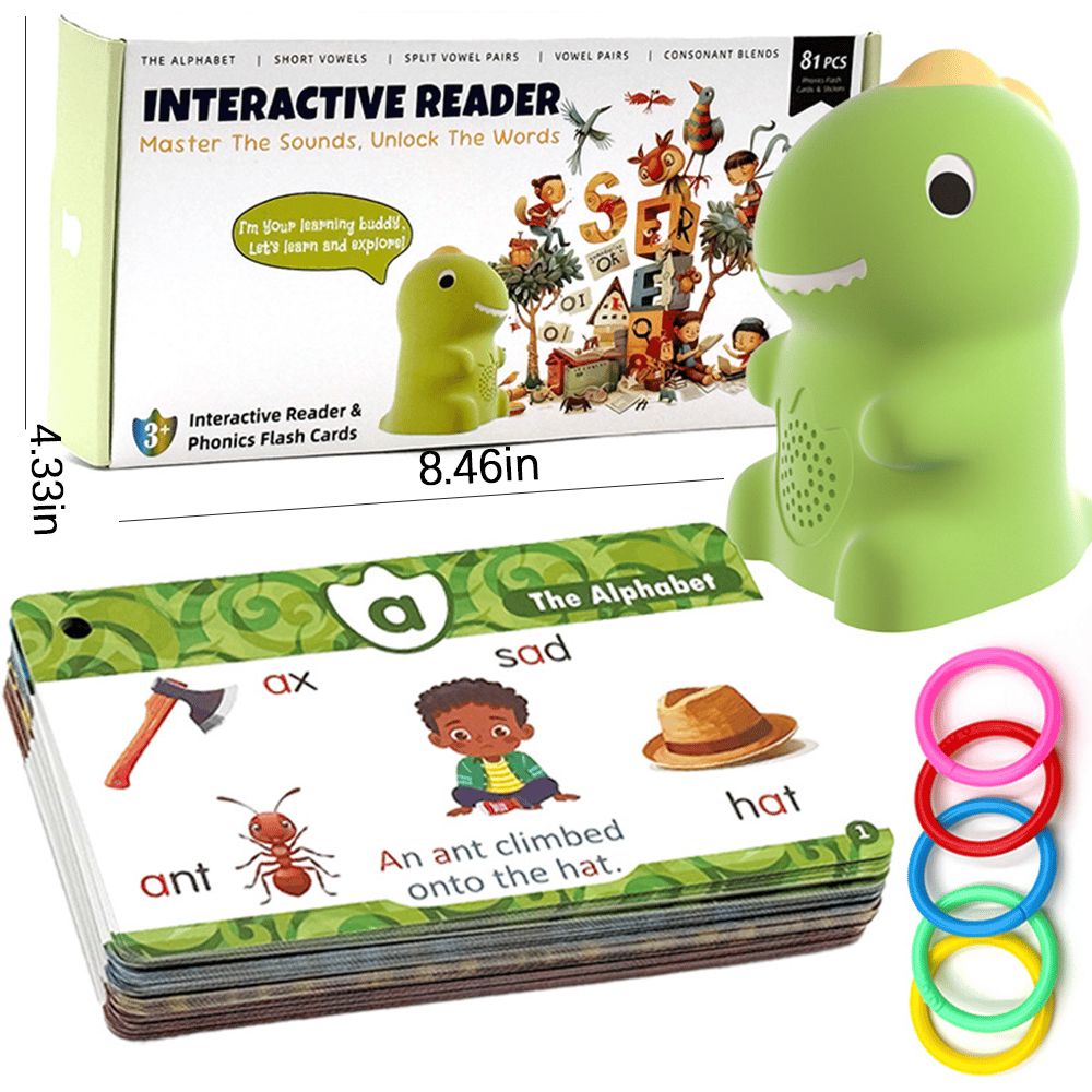 Lautlern-Karten mit sprechendem Stift – interaktives Lernset für Kinder von 2–6 Jahren