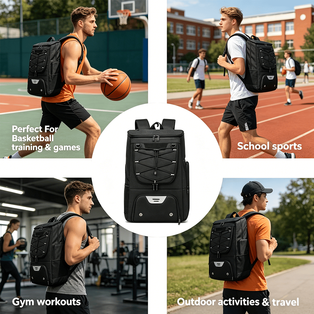 Basketball-Rucksack mit großem Fassungsvermögen