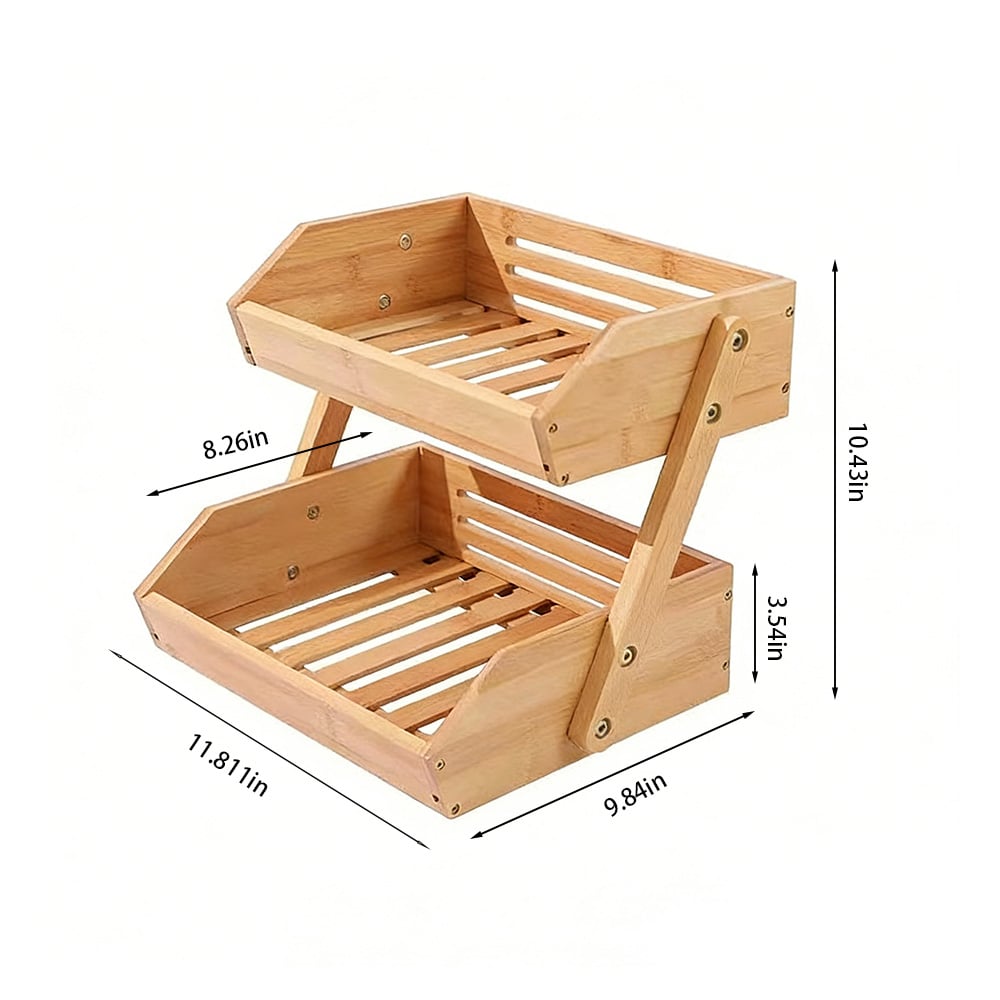 Obst-Aufbewahrungsregal aus Holz
