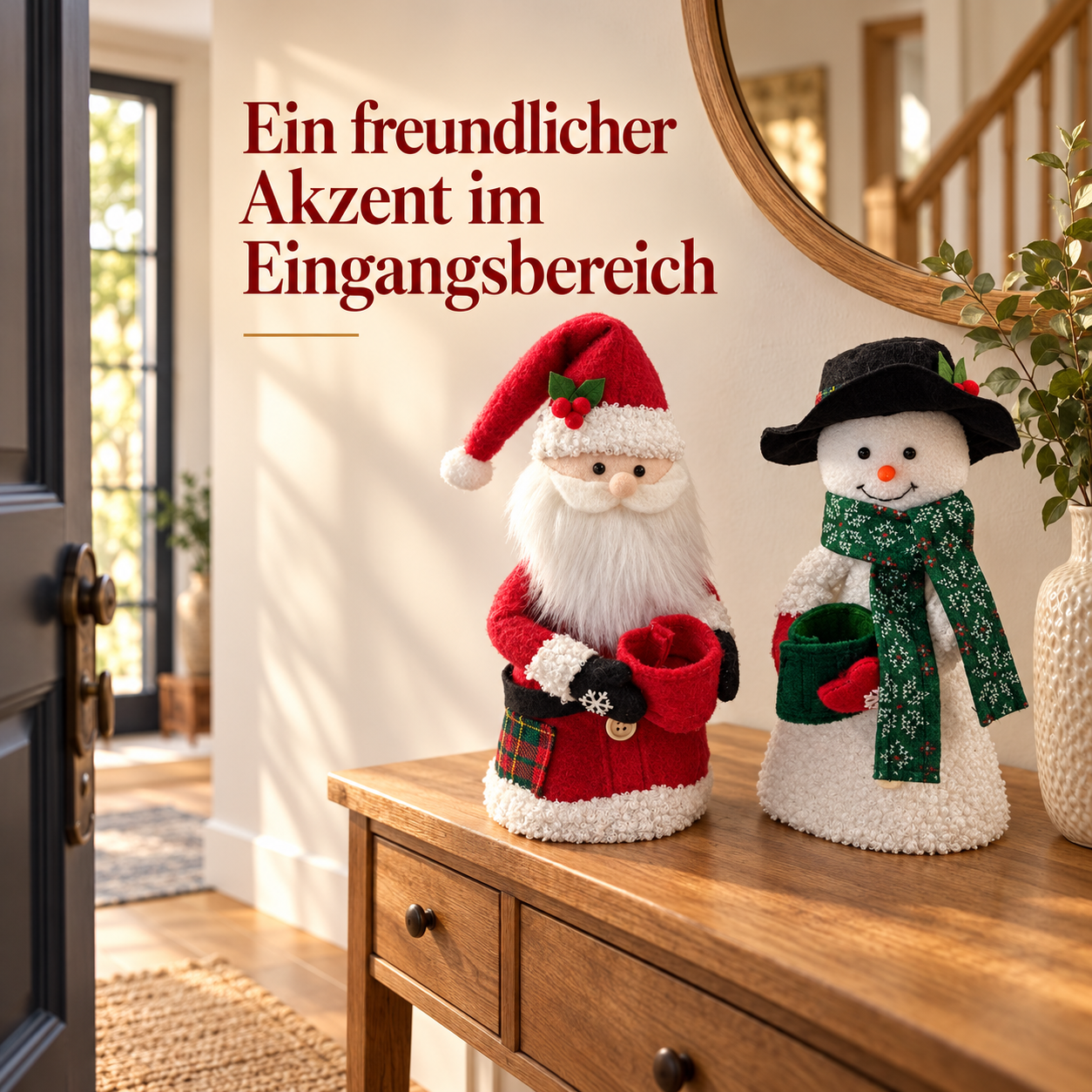 Dekofiguren-Duo für gemütliche Weihnachtsstimmung