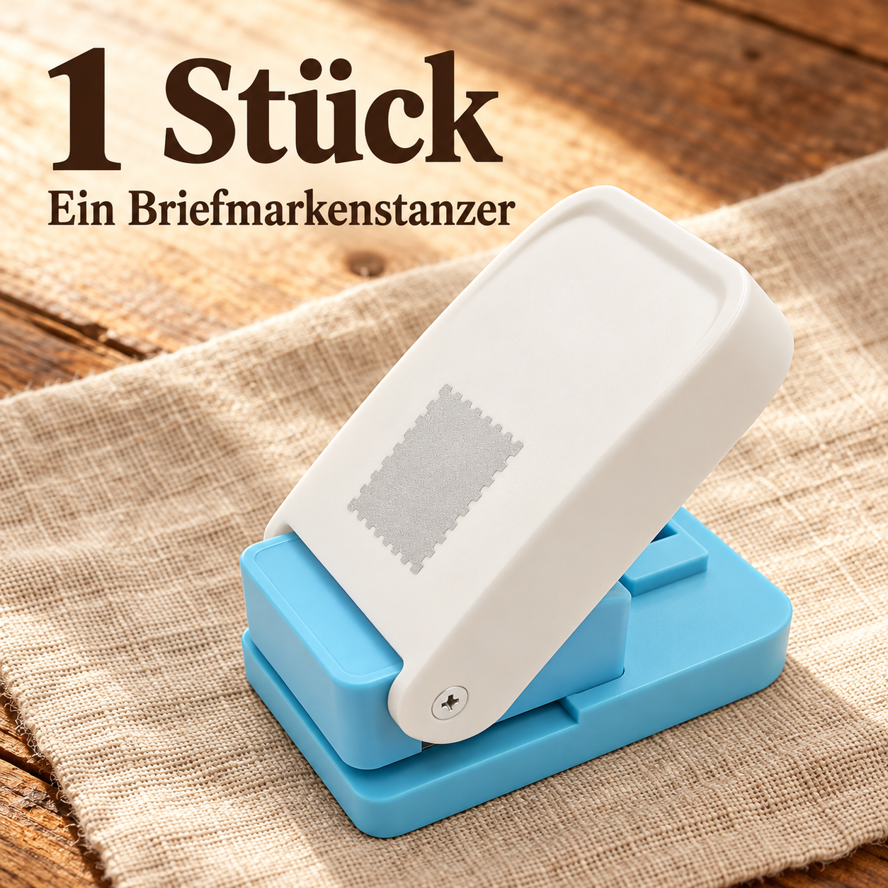 Briefmarkenstanzer für kreative Papierdeko