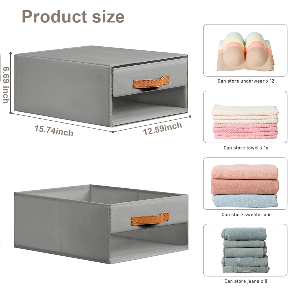Kleiderschrank-Organizer und Aufbewahrungsschubladen