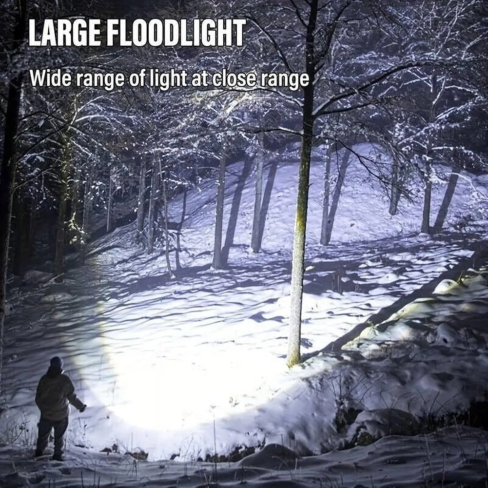 Wiederaufladbare LED-Strahler-Taschenlampe