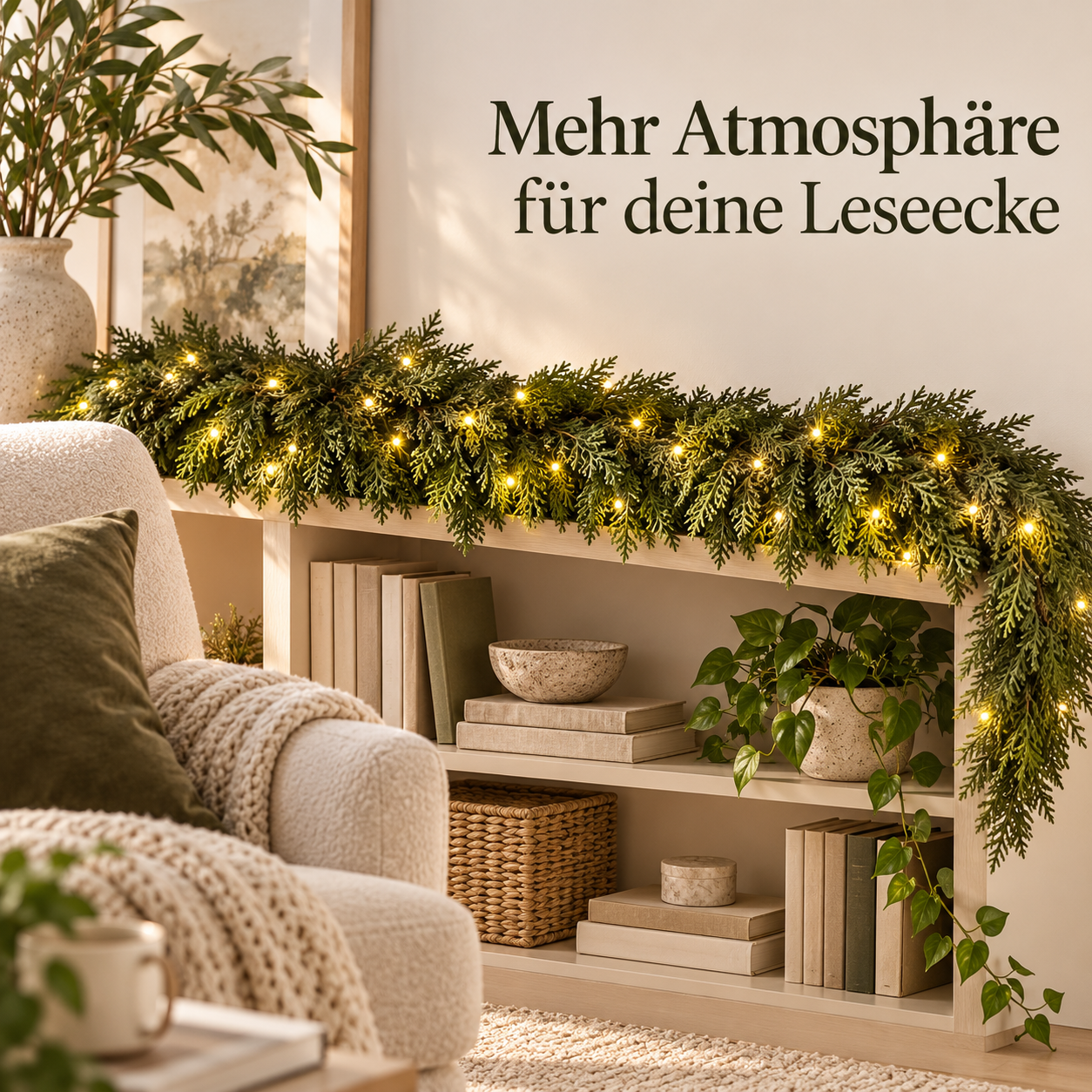 LED-Zypressengirlande für ein gemütliches Zuhause