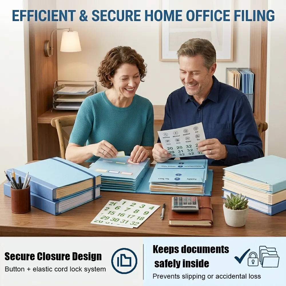 Secure closure with button and elastic cord