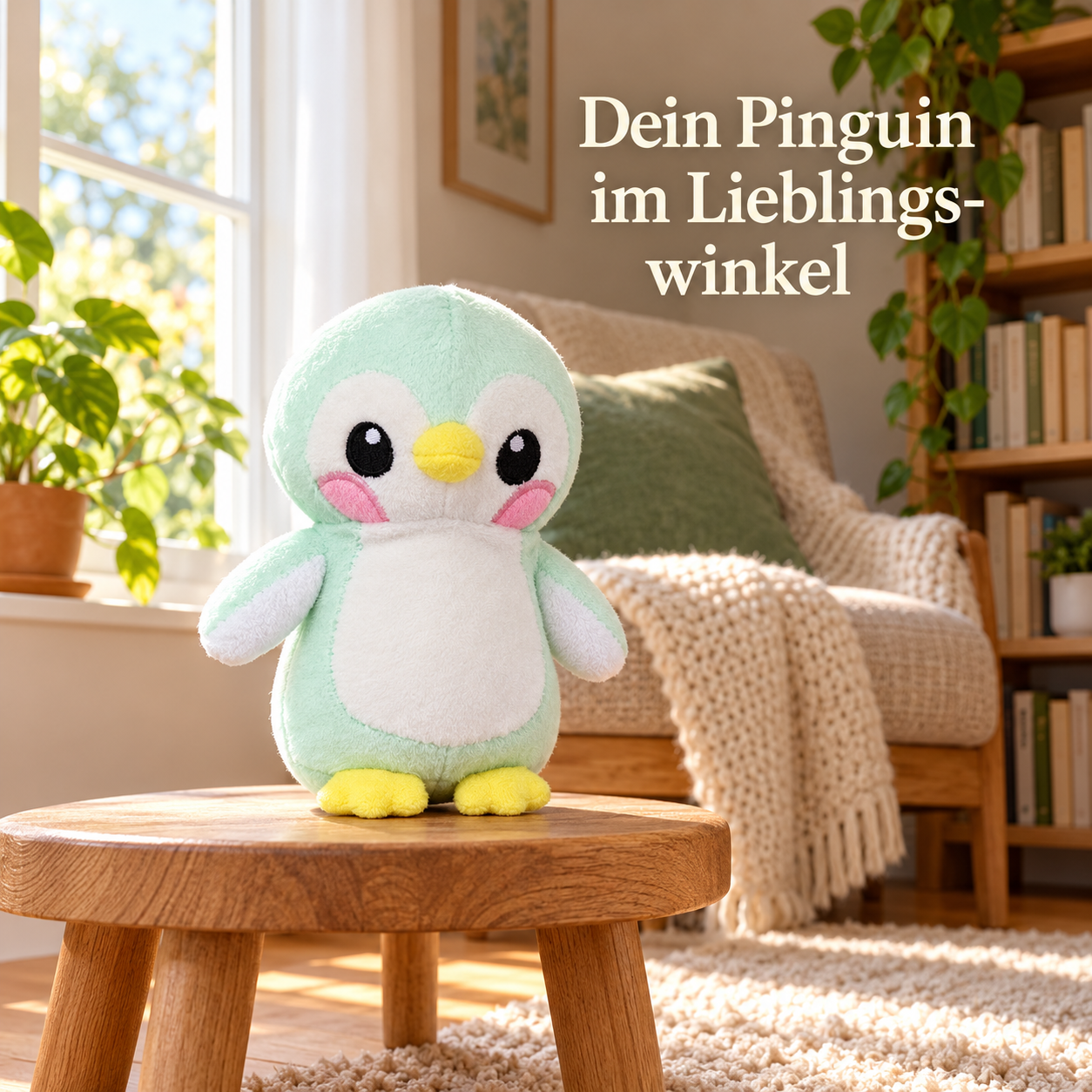 Leuchtender Plüschpinguin für fantasievolle Spielmomente