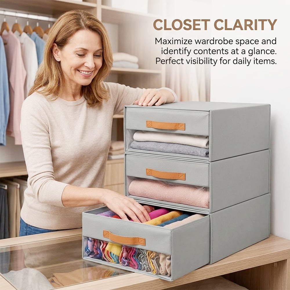 Kleiderschrank-Organizer und Aufbewahrungsschubladen