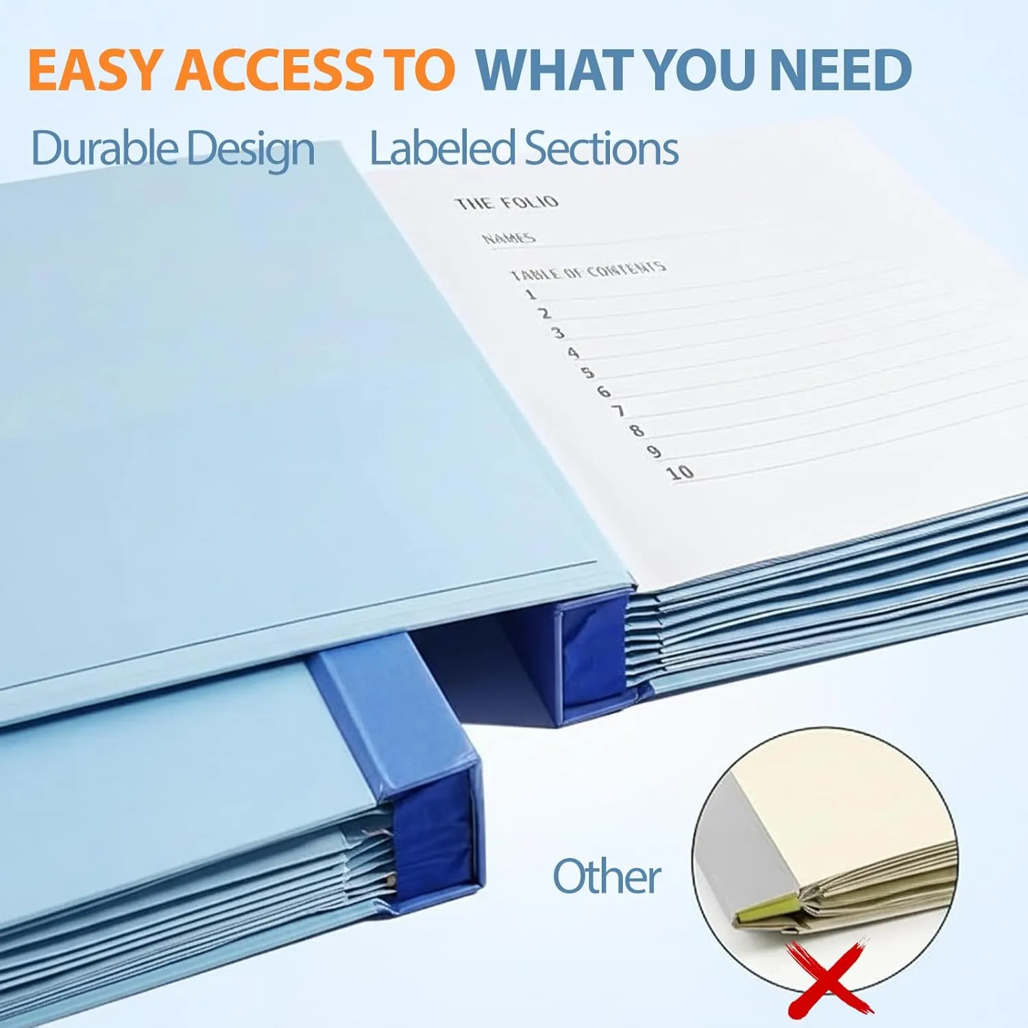 Close-up of durable paper material