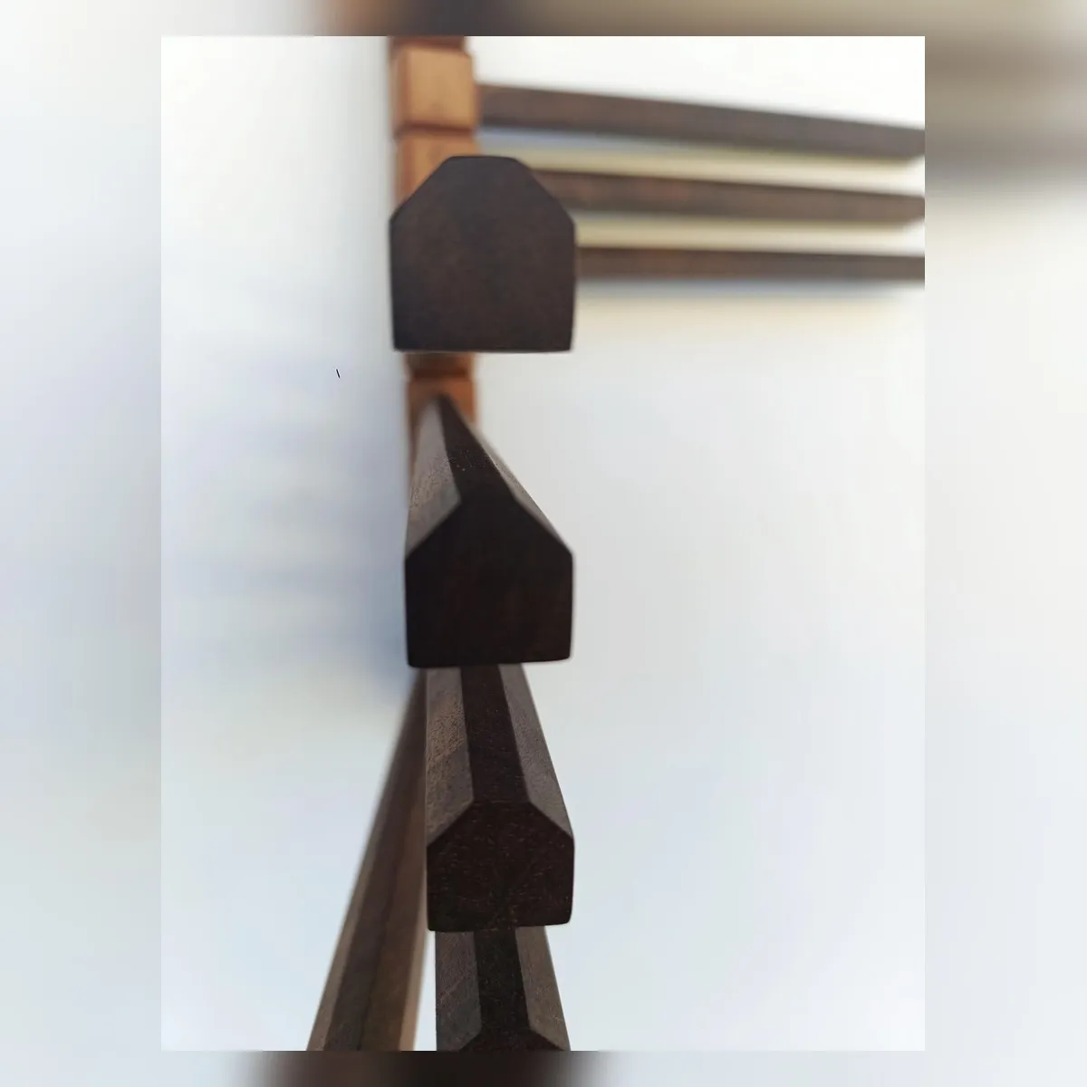 Space-Saving Swivel Solid Wood Trouser Rack