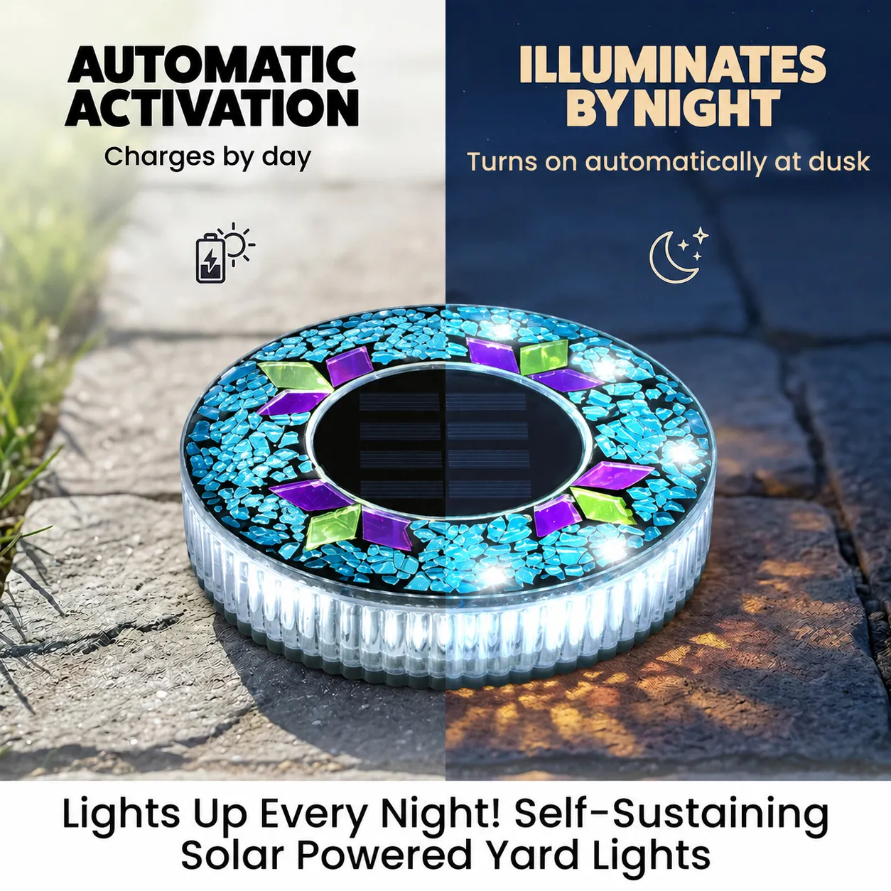 Light automatically glowing at night