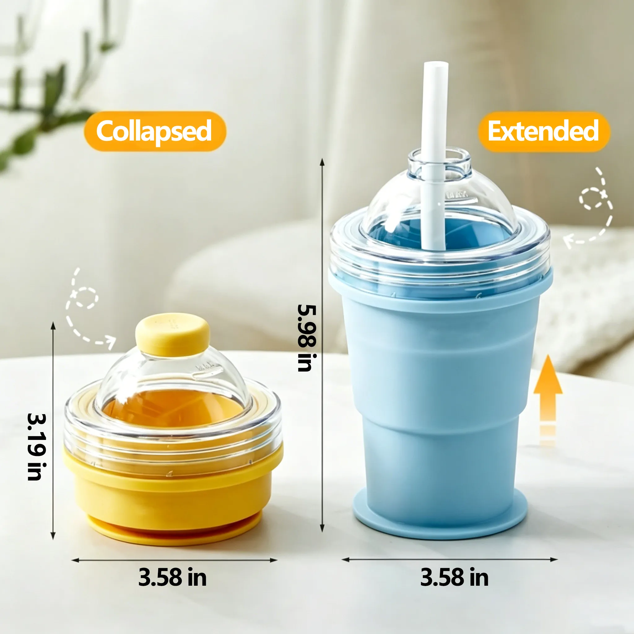 🧊 Foldable Ice Ball Cup: Save freezer space and enjoy slow-melting ice for perfect sipping. ❄️