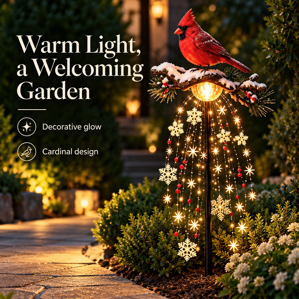 Decorative Garden Stake Lights for a Warm, Welcoming Glow