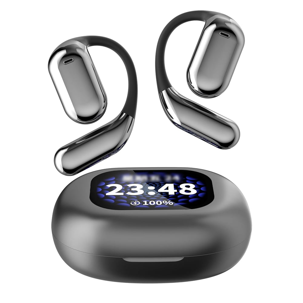 Smarte offene Bluetooth-5.4-Kopfhörer mit KI-Echtzeitübersetzung in 144 Sprachen
