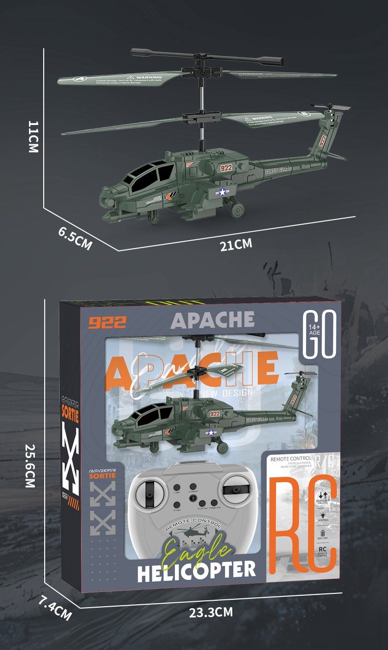 Ferngesteuerter RC-Militärhubschrauber