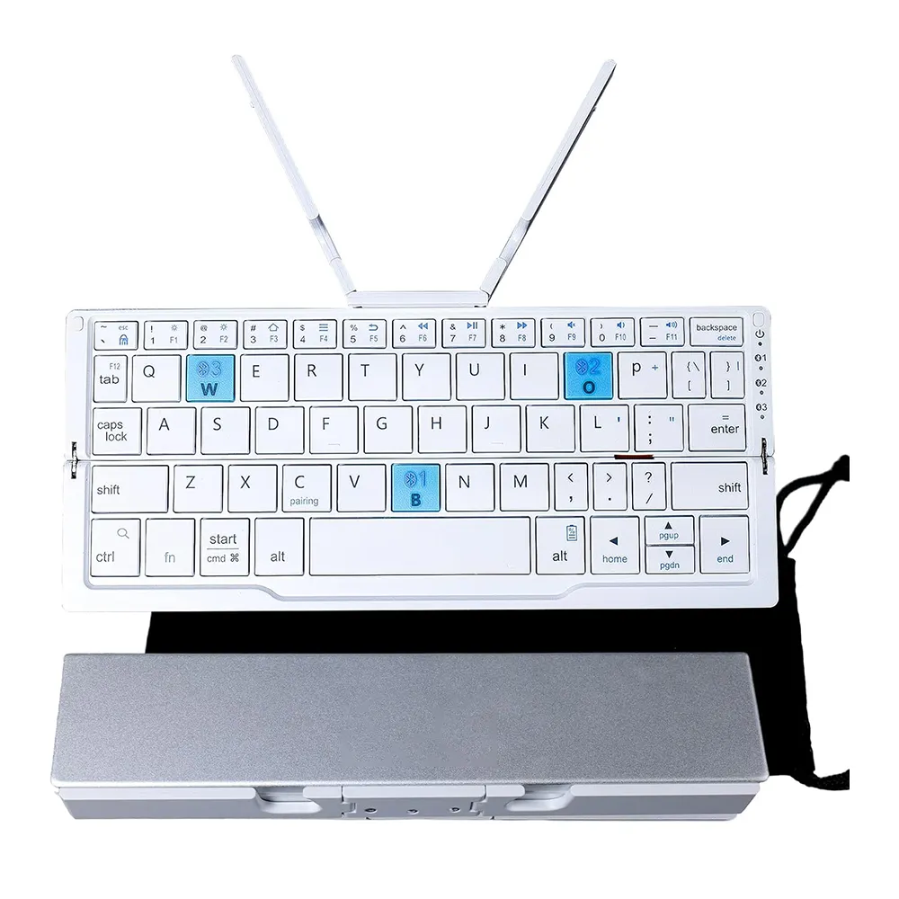 ⌨️ Foldable Bluetooth Keyboard with Magnetic Stand